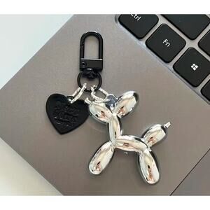 Cute Love Balloon Dog Keychain-Acrylic Bag Accessories cutsey bag charm